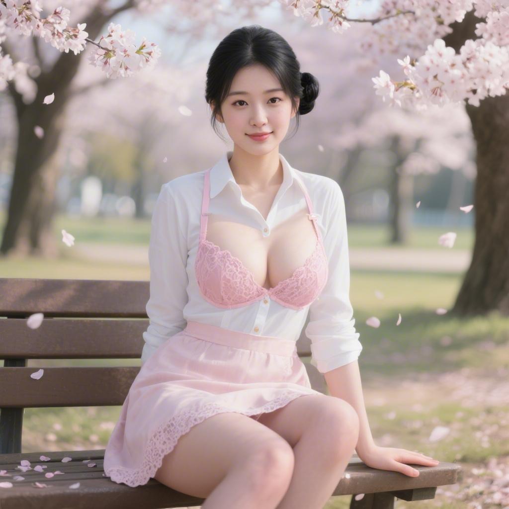 春の公園で出会った巨乳の花屋さんにベンチで乳首舐めされた話