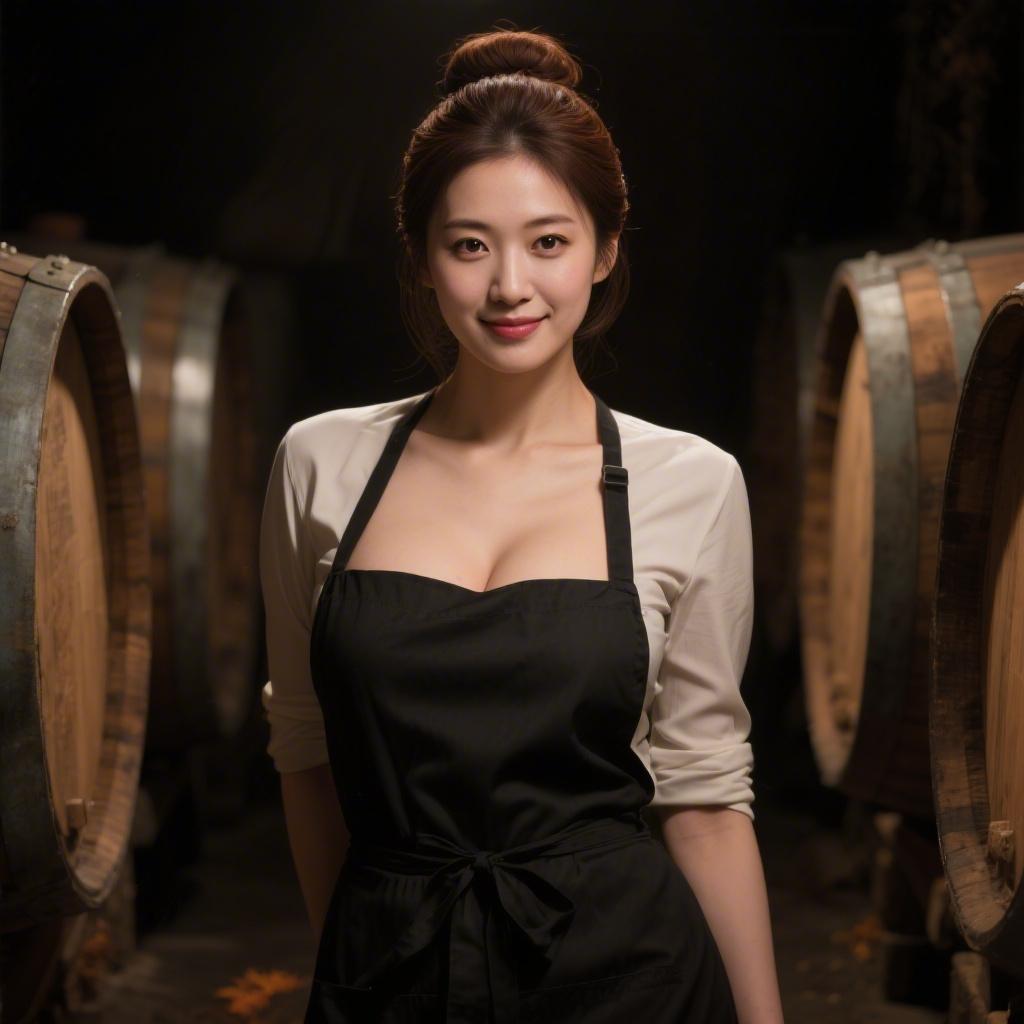 秋のワインセラーで出会った巨乳のワインメーカーに樽間に挟まれ乳圧迫されて潰れた話