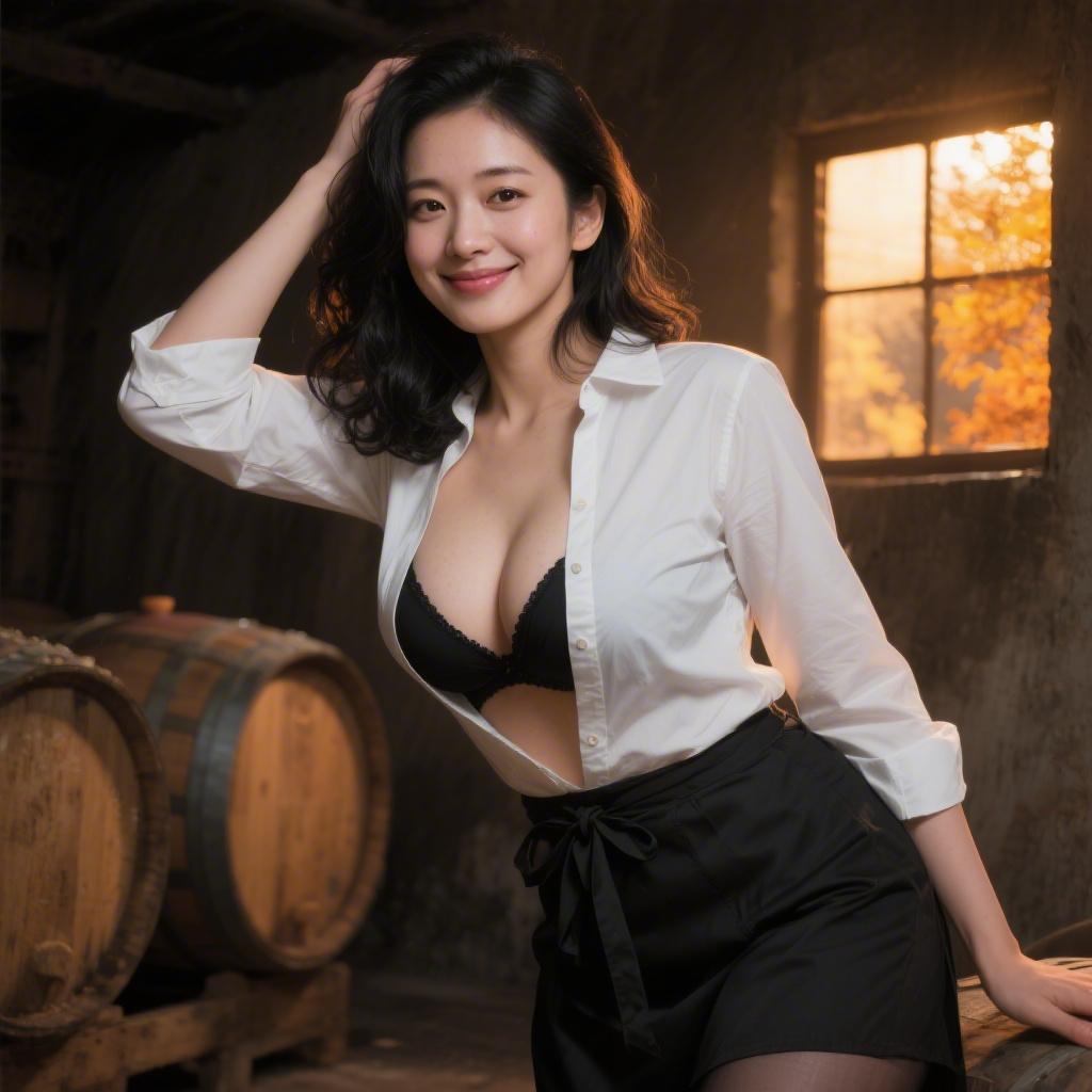 秋のワインセラーで出会った巨乳のワインメーカーに樽の間で騎乗位された話