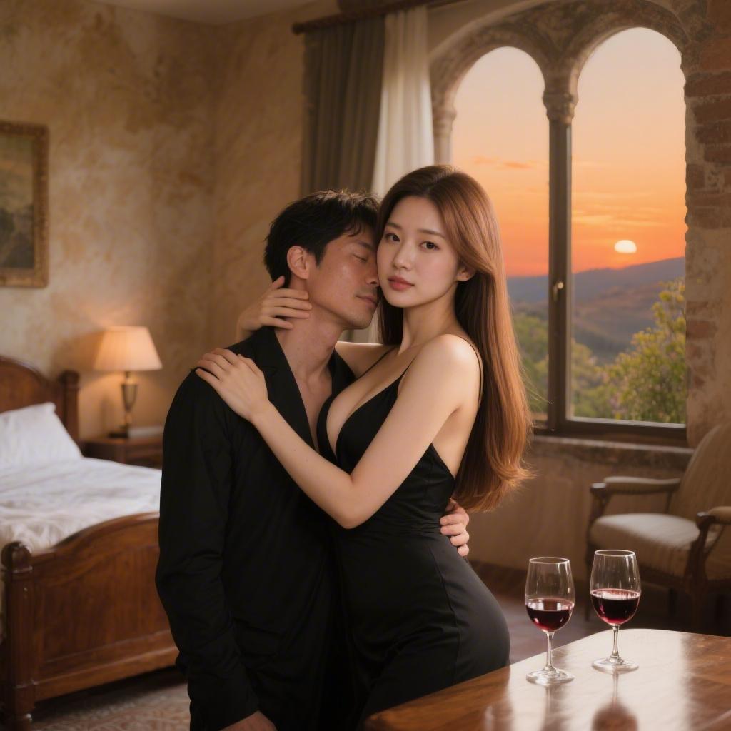 春の夕方に海外旅行のホテルで女友達の巨乳に顔を埋めさせられた話