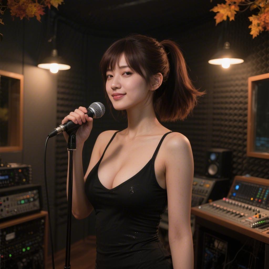 隠れ家スタジオで巨乳のミュージシャンに音響プレイでイカされた話