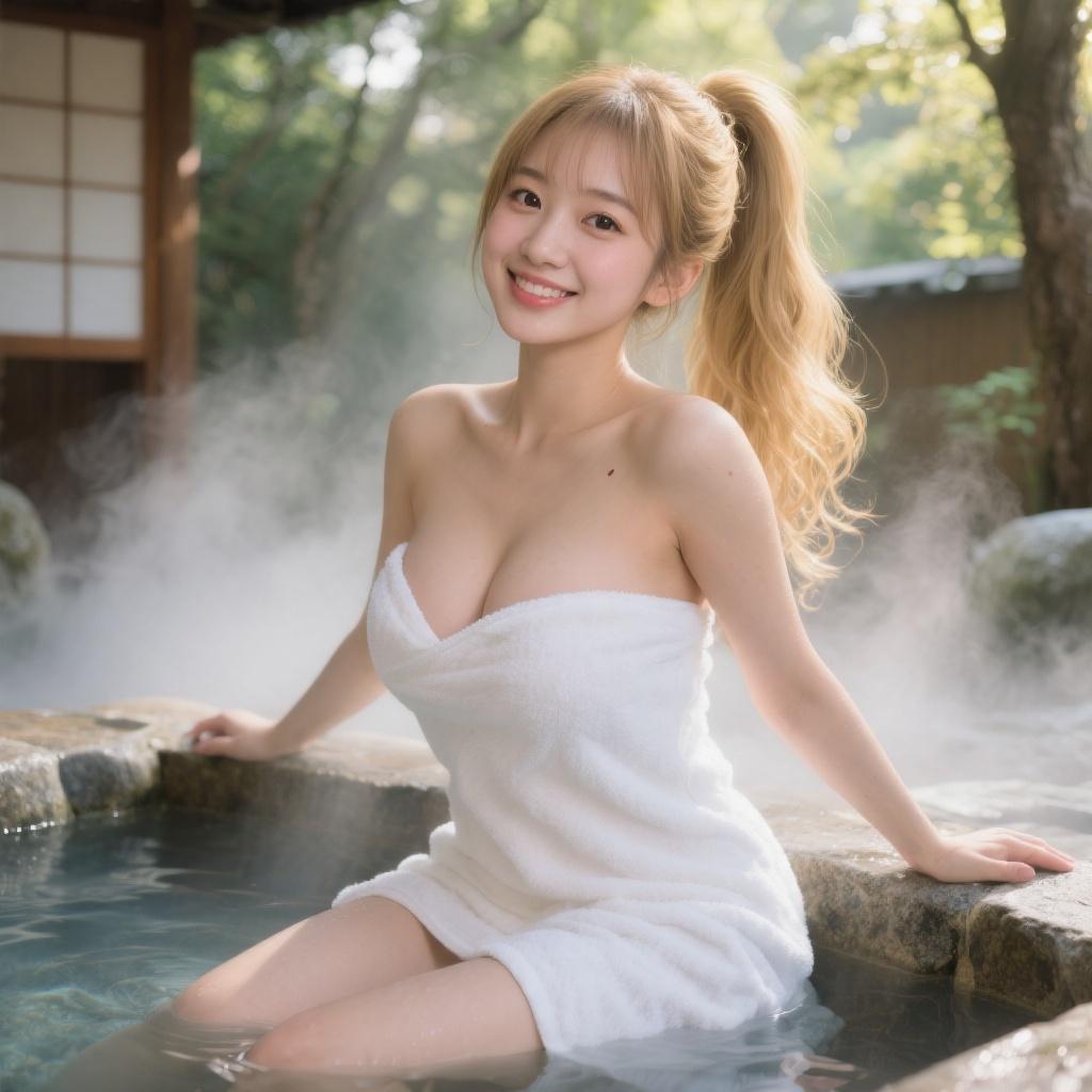 【温泉・風呂・巨乳】旅館の貸切湯で出会った巨乳の女医にパイズリされた話