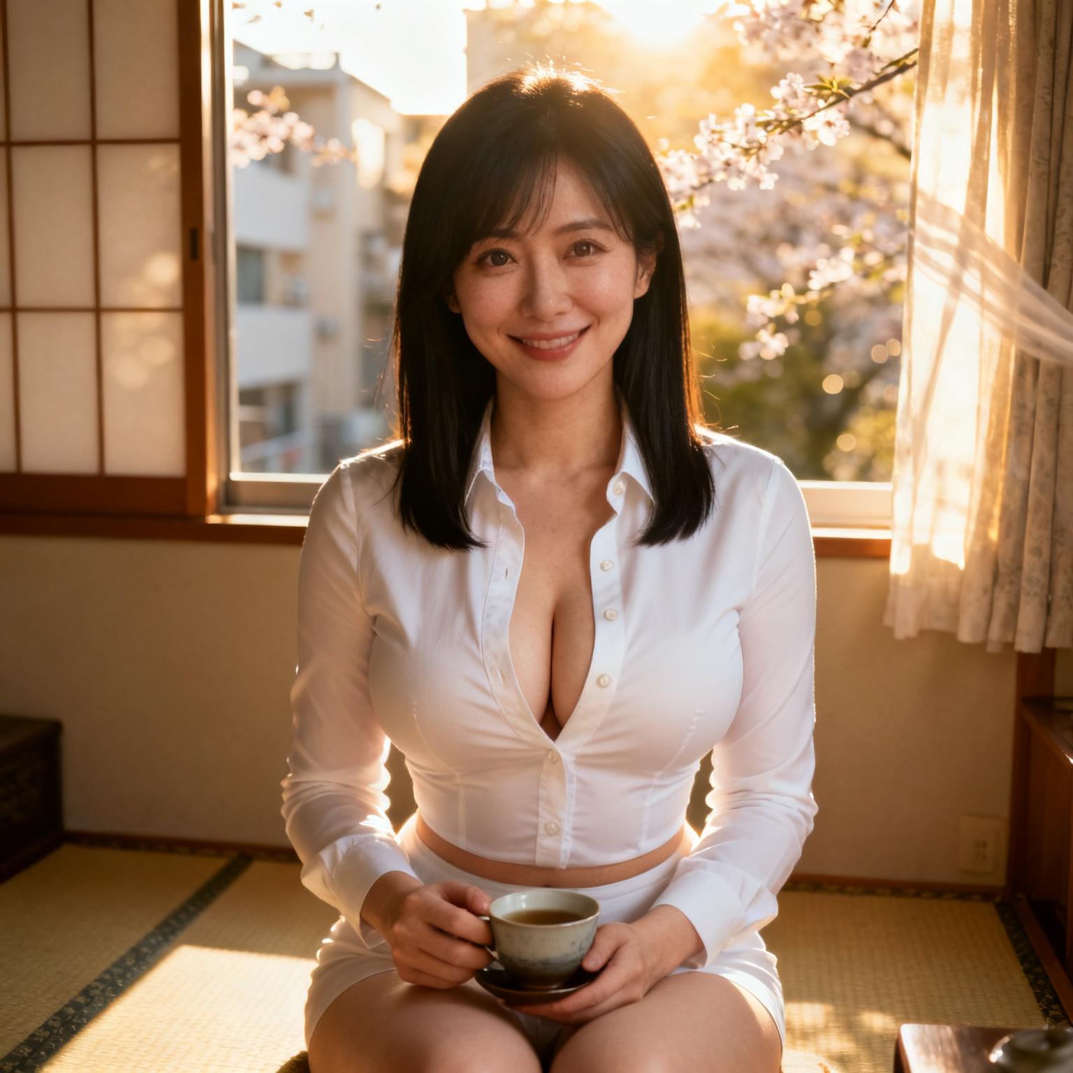 【出張先・人妻】出張先の古いアパートで出会った巨乳の人妻に谷間を押しつけられて悶絶した話