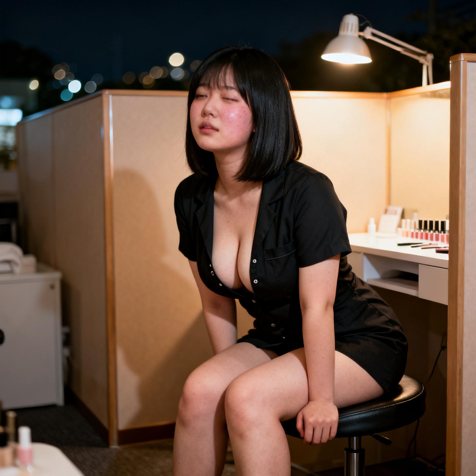 巨乳のネイリストにネイルサロンの個室でパイズリされた話